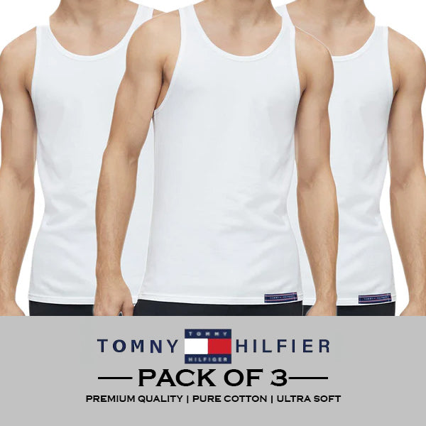 TH Under shirts Mens Premium Quality Vest Pack of 3