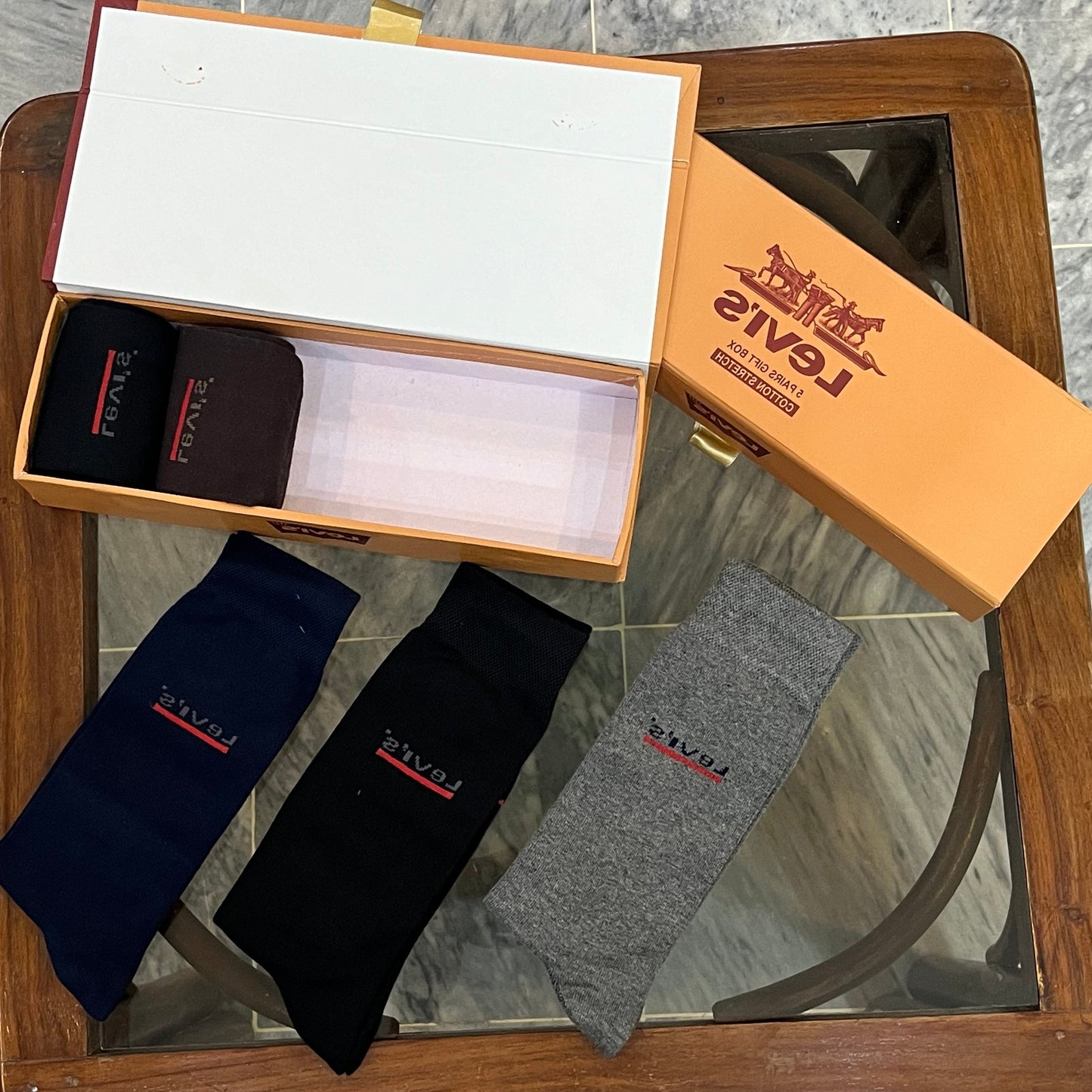 LVS Premium Quality Gift Pack of 5 Socks