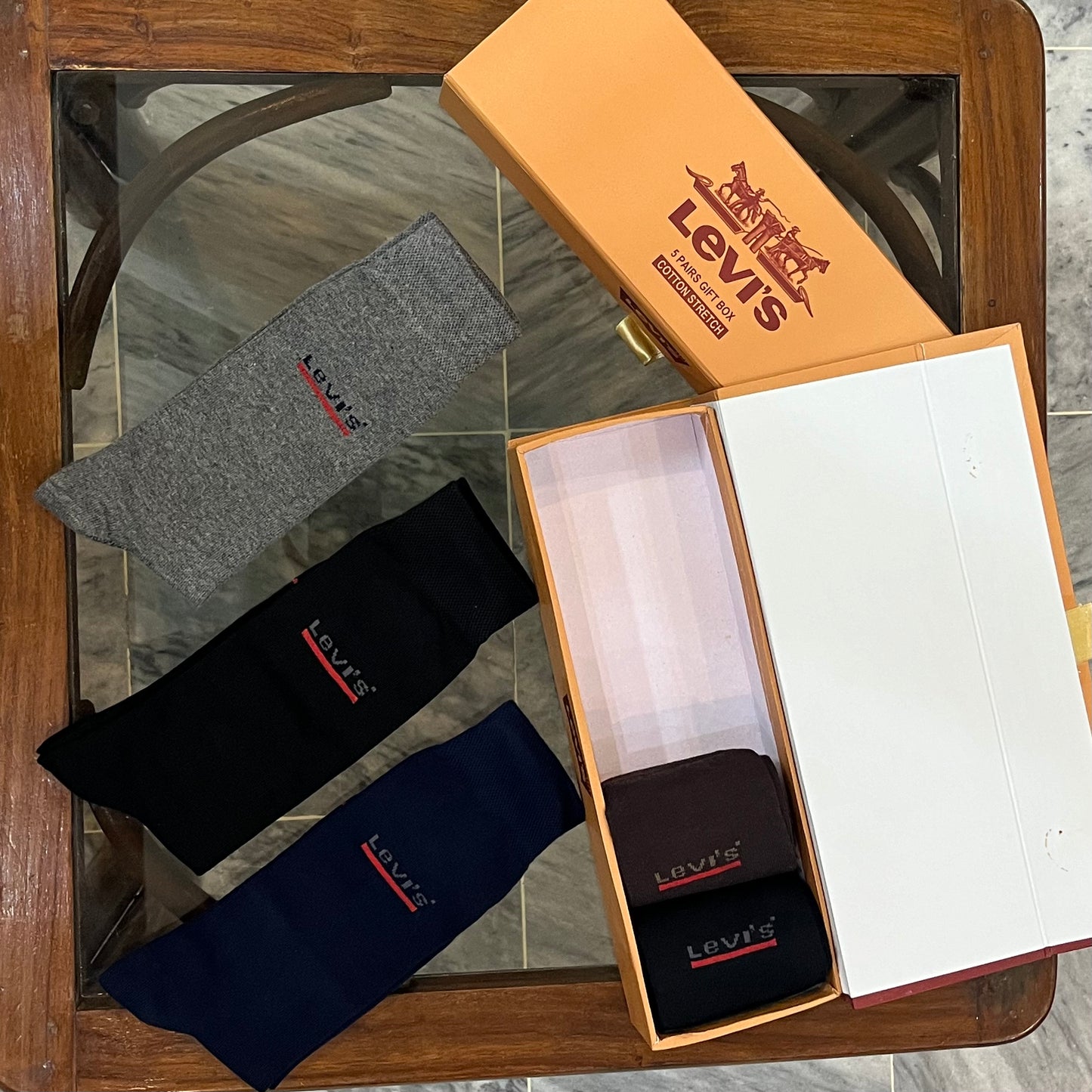 LVS Premium Quality Gift Pack of 5 Socks