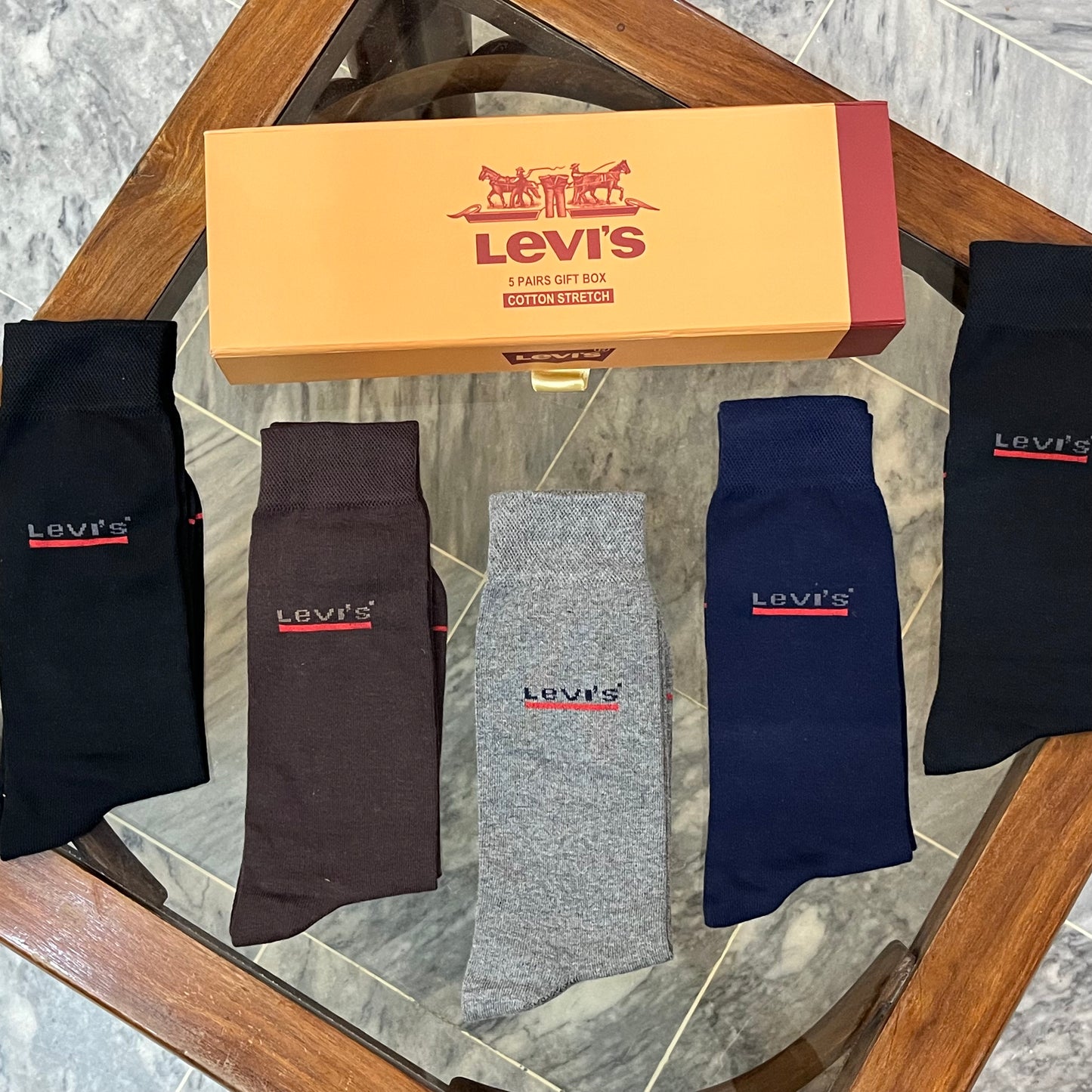 LVS Premium Quality Gift Pack of 5 Socks
