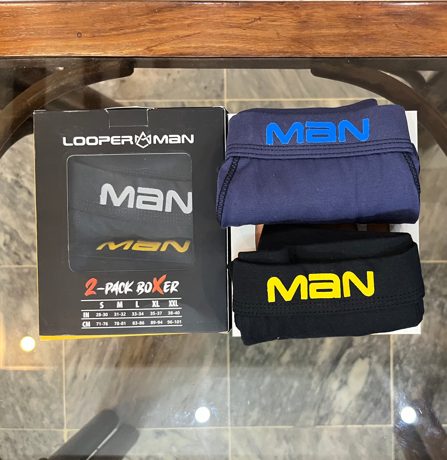 New MAN Premium Quality Boxer Pack of 2