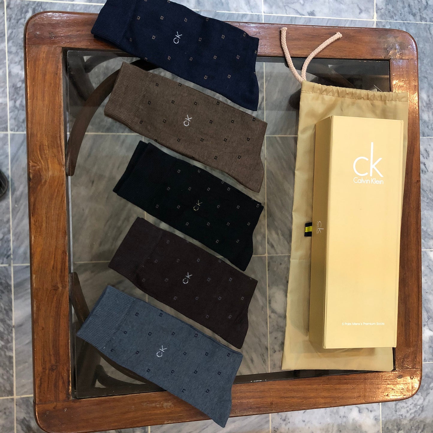 Classic Comfort Men’s Socks – Branded Gift Pack (Pack of 5) (C-1)