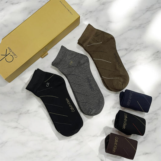 CK Gift pack of 6 half ankle socks