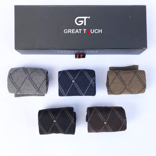 TH Premium Quality Full socks Gift Pack of 5