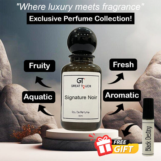 Signature Noir Our Signature Scent Pure Aquatic Perfume