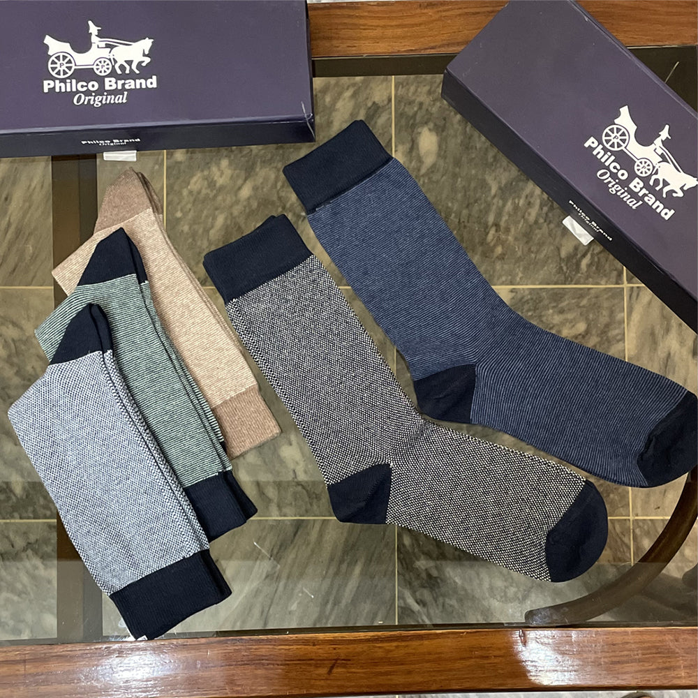 Philco Mens Premium Quality Socks Gift box Pack of 5 (100% Original)