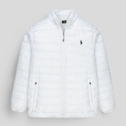 Fashion Arch Imported White Puffer Jacket