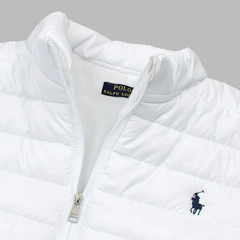 Fashion Arch Imported White Puffer Jacket