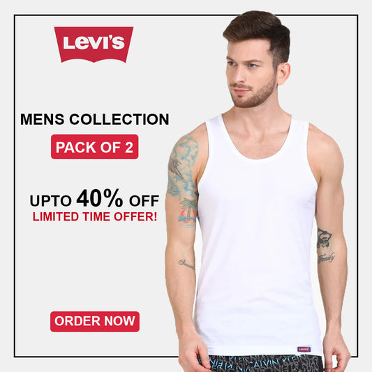 LVS Pack of 2 Sleeve less premium Quality Vest (Under Shirts)