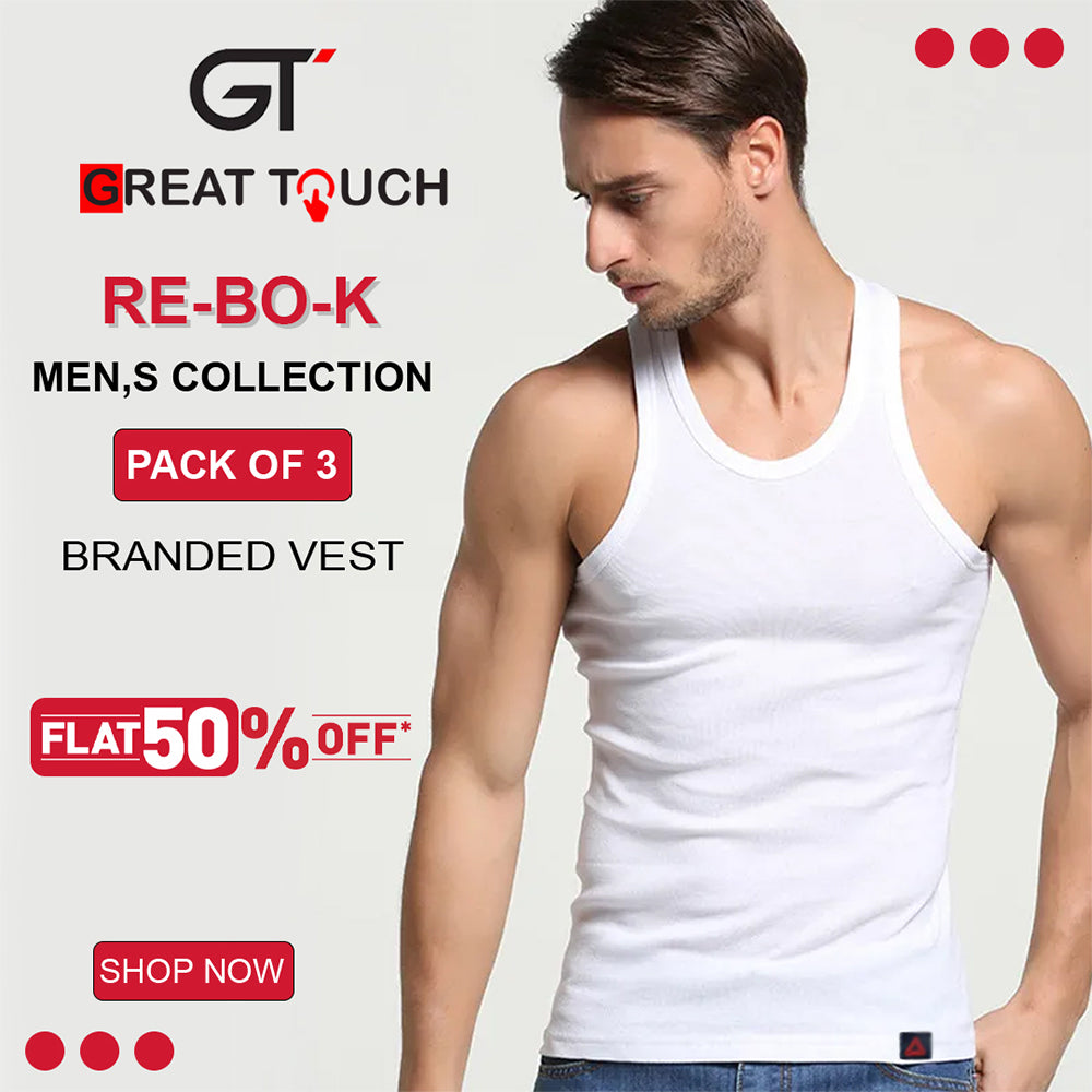 Classic Men’s Premium Comfort Vests (3-Pack)