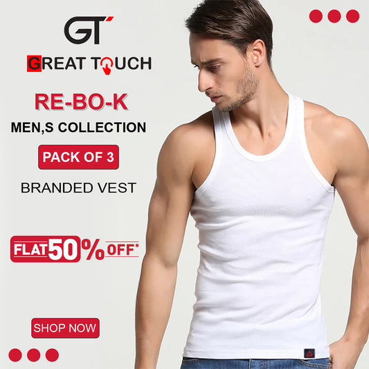 Classic Men’s Premium Comfort Vests (3-Pack)